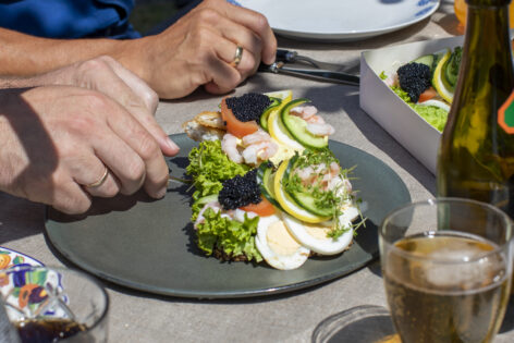 Slagter Maltesens højtbelagte smørrebrød.