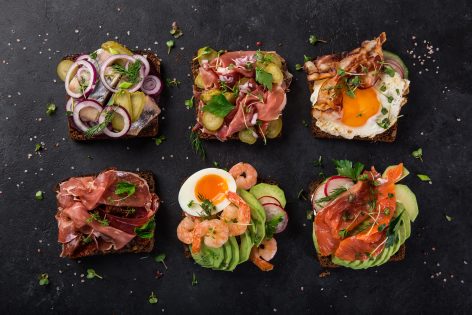 Slagter Maltesens ekslusive og flotte smørrebrød.